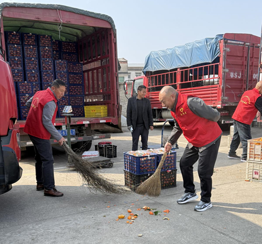 志愿服务在行动 擦亮市场文明窗口